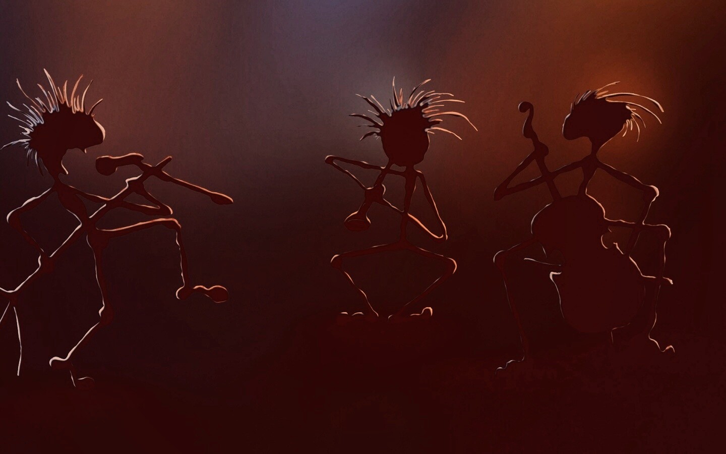 Фигурки музыкантов обои