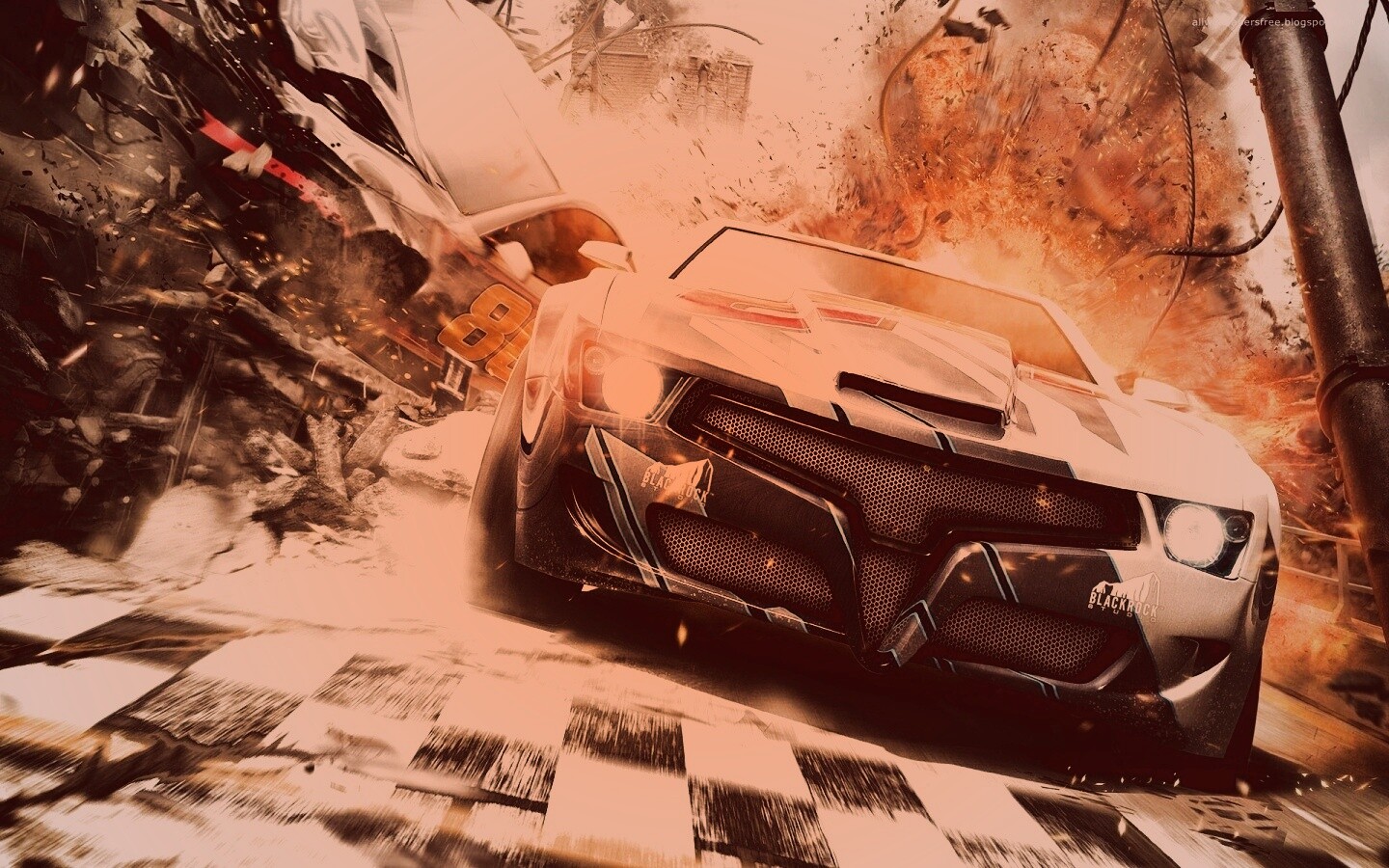 Из игры Split Second обои