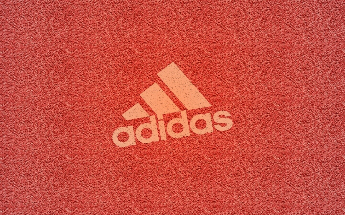 Логотип Адидас на красном обои