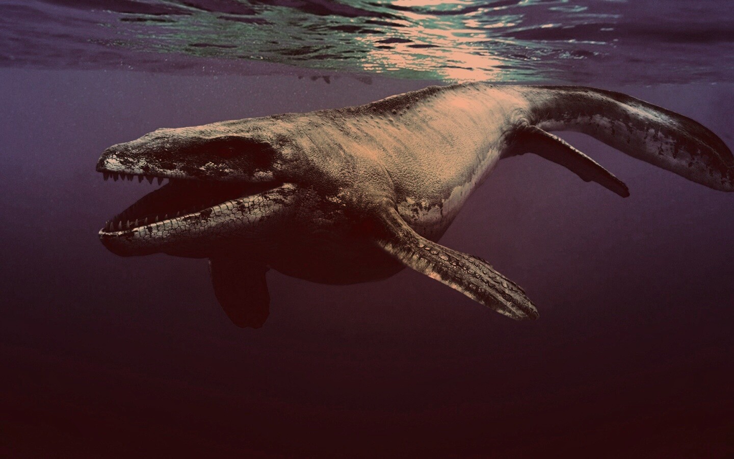 Морской динозавр обои