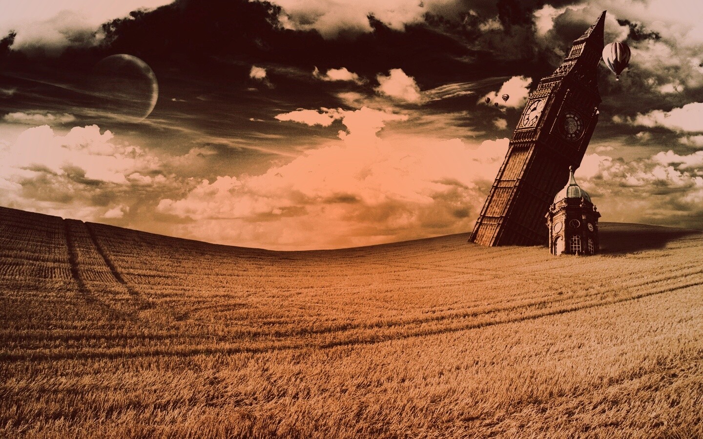 Лондон через тысячи лет обои