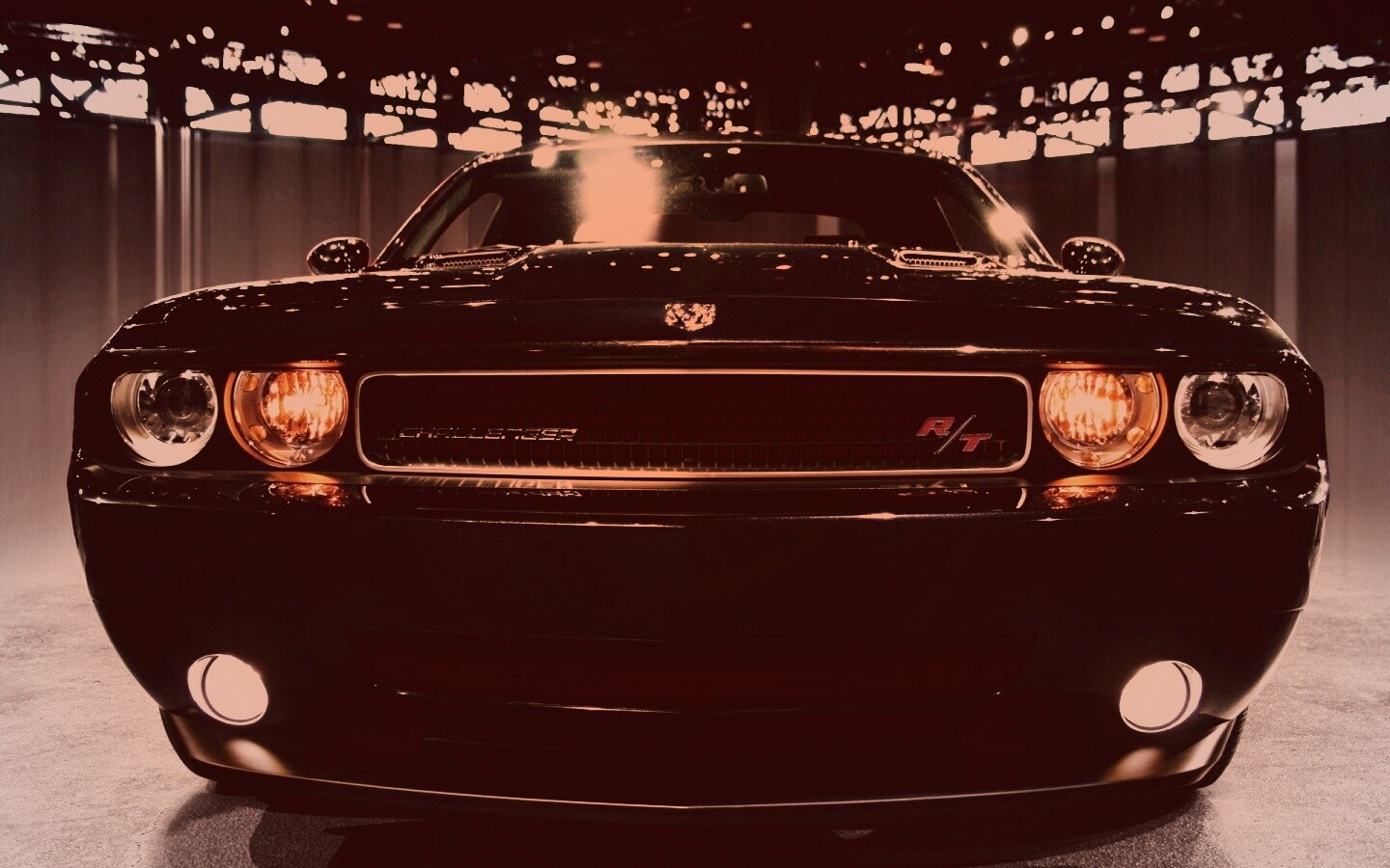 Фары Dodge Challender обои