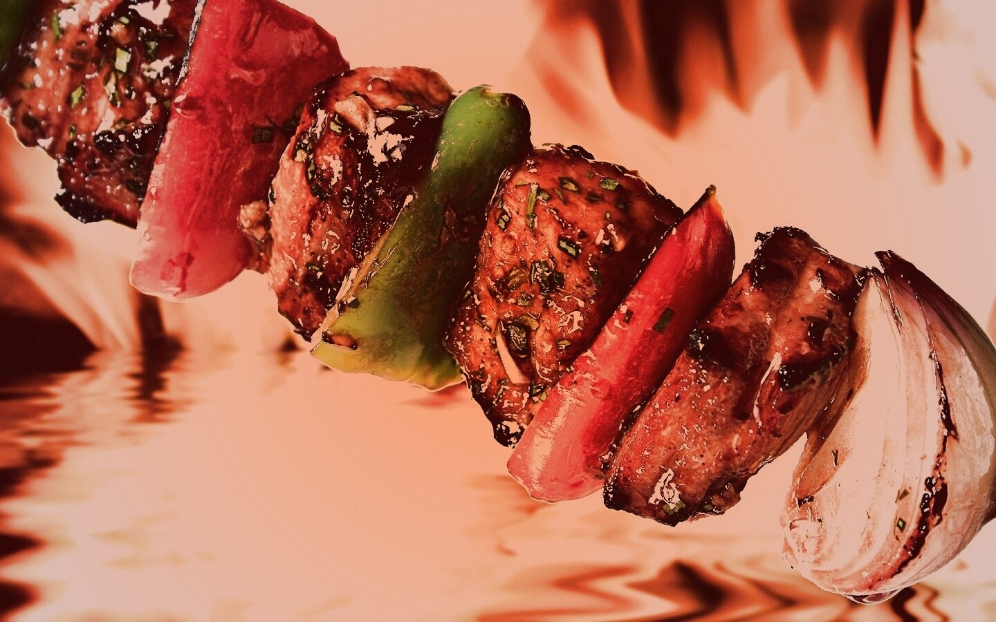 Сочный шашлычок обои