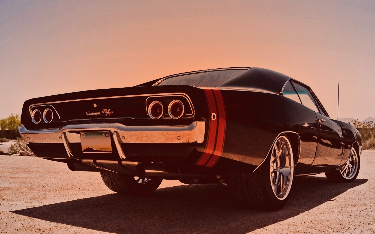 Зад Dodge Charger обои