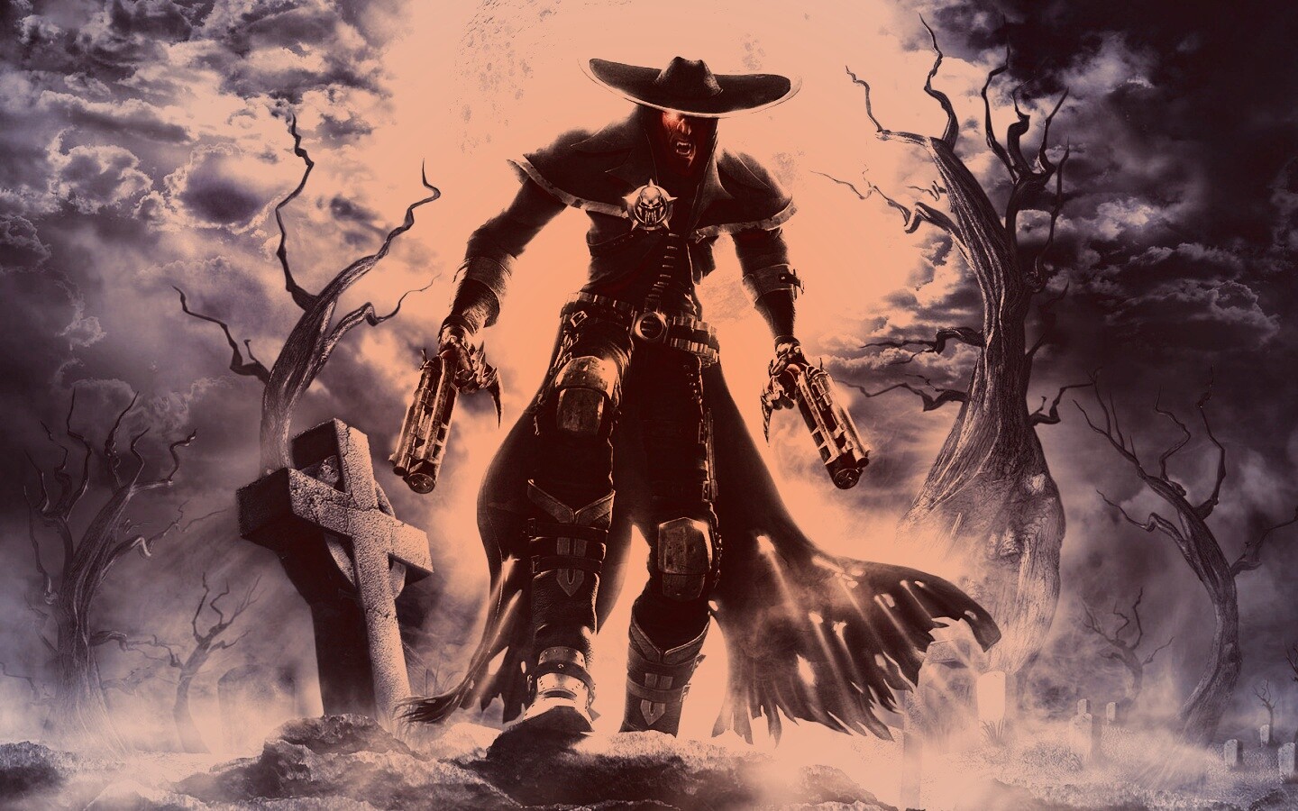 Мертвец с пистолетами обои