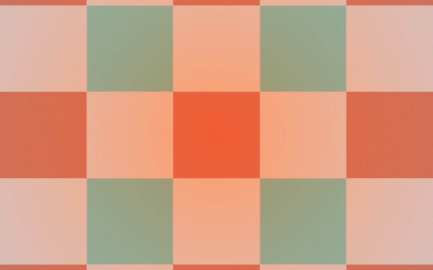 Оранжевые голубые и белые клетки обои