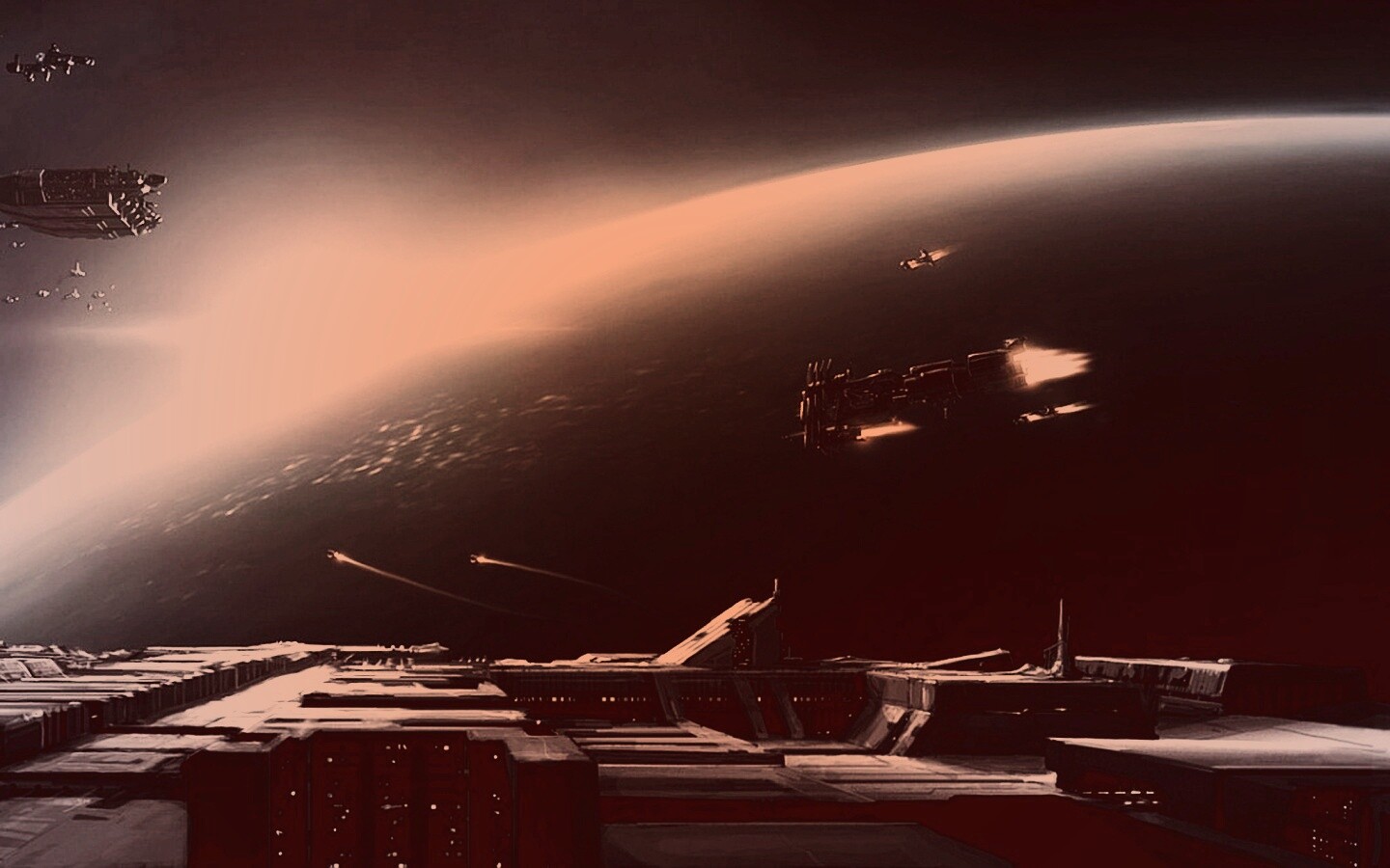 Космическая баталия обои