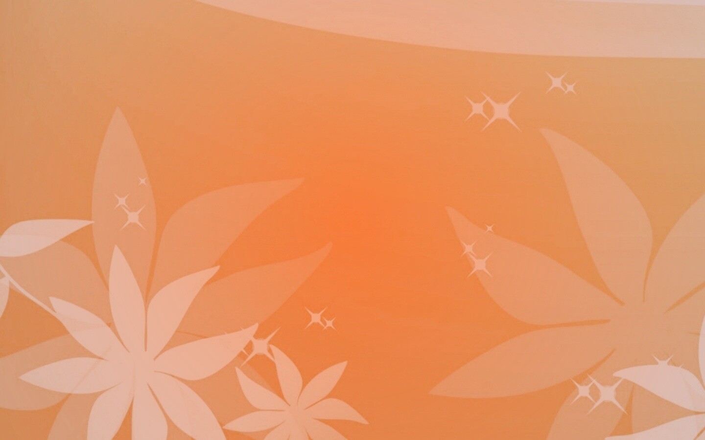 Оранжевый цветочный фон обои