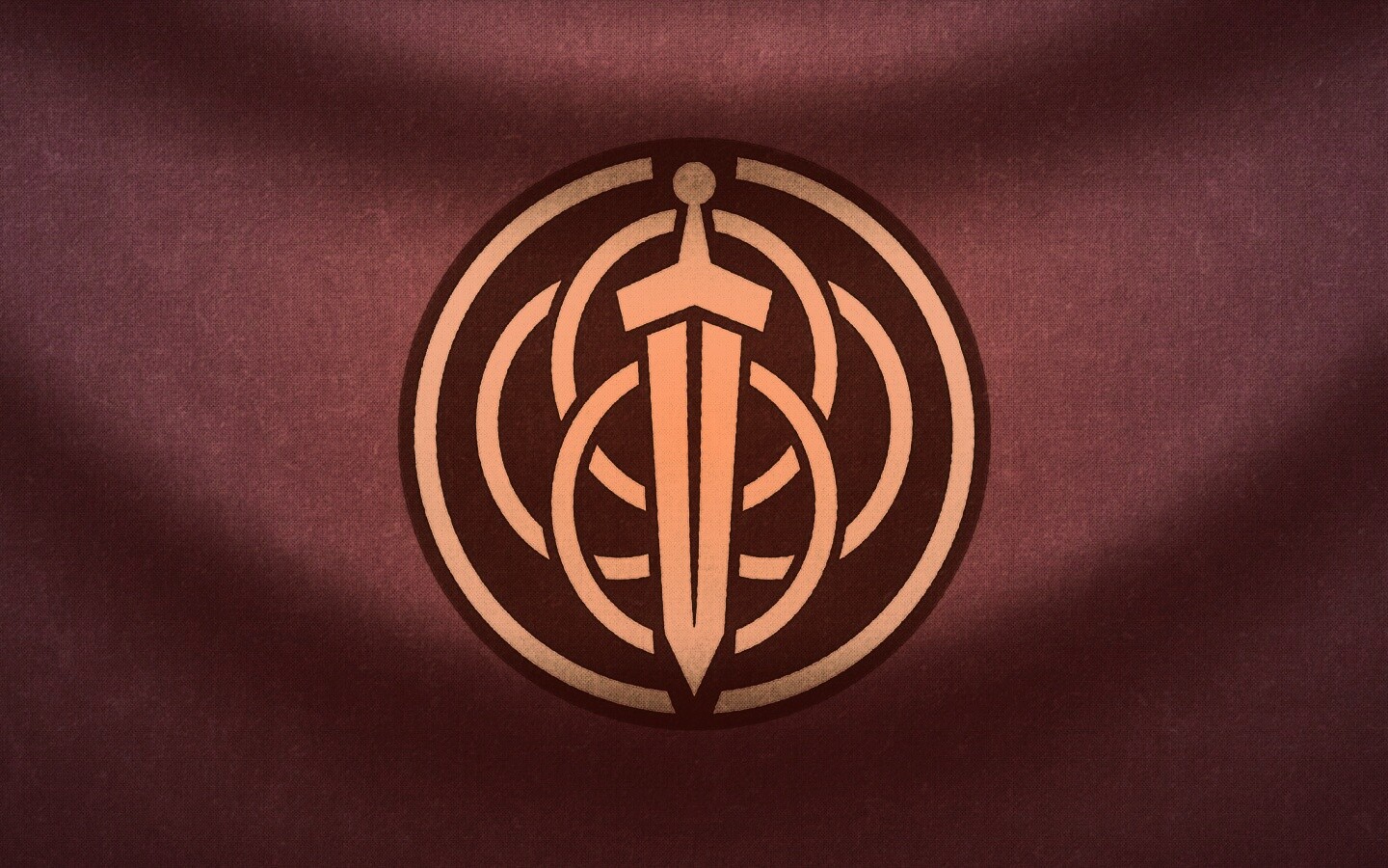 Меч на фоне колец обои