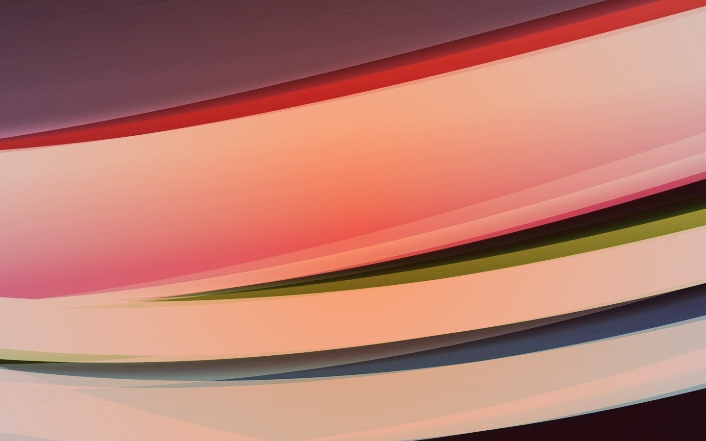 Разноцветные объемные полосы обои