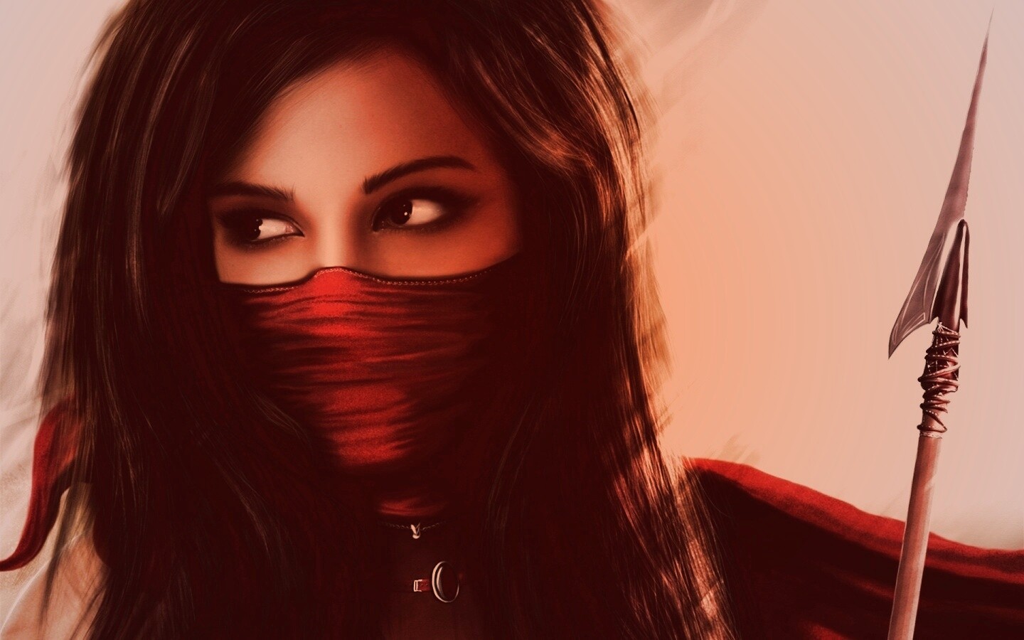 Девушка - ассасин обои