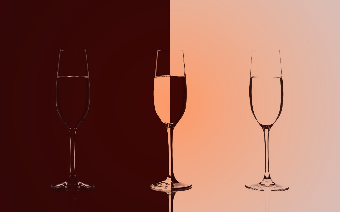 Бокалы обои