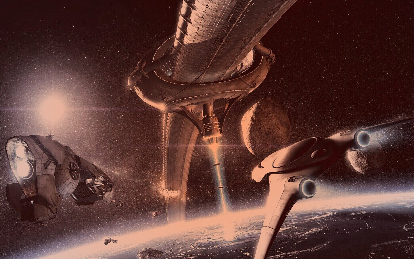 На орбите обои