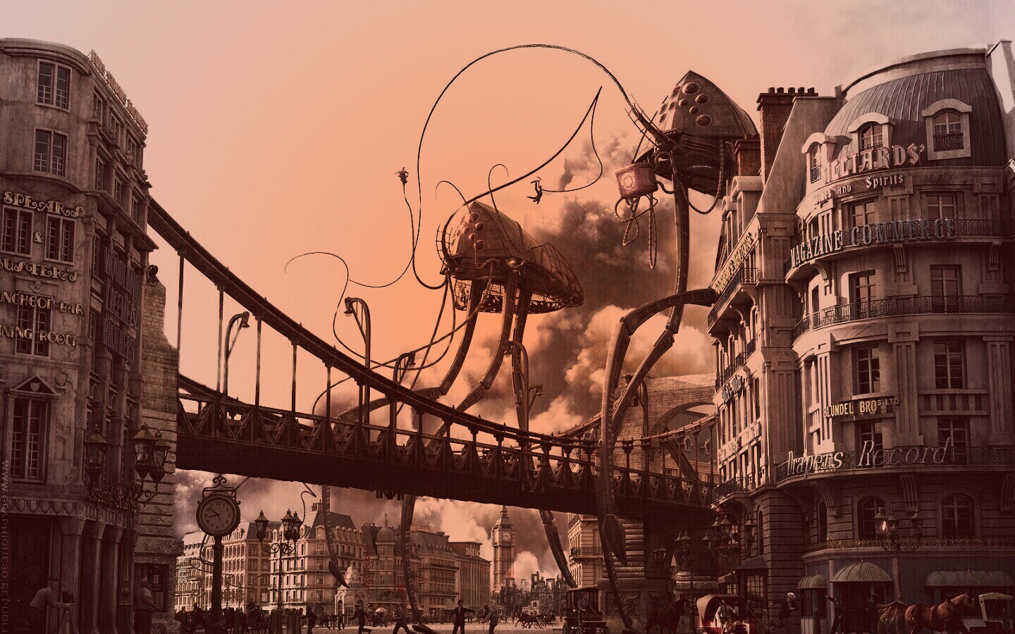 Война миров обои