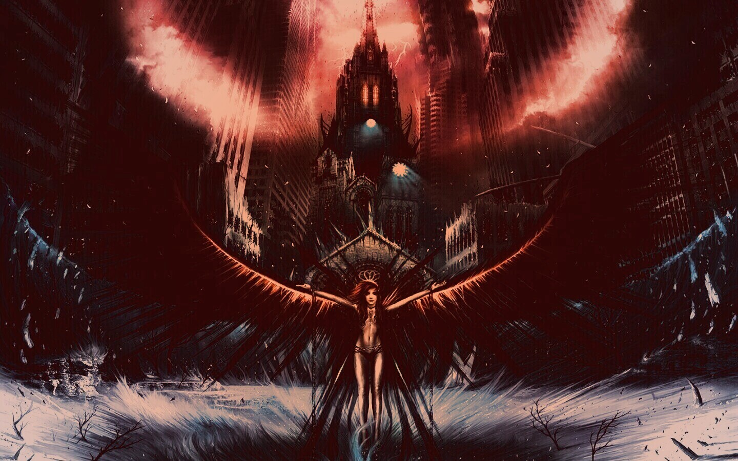 Тёмный ангел обои