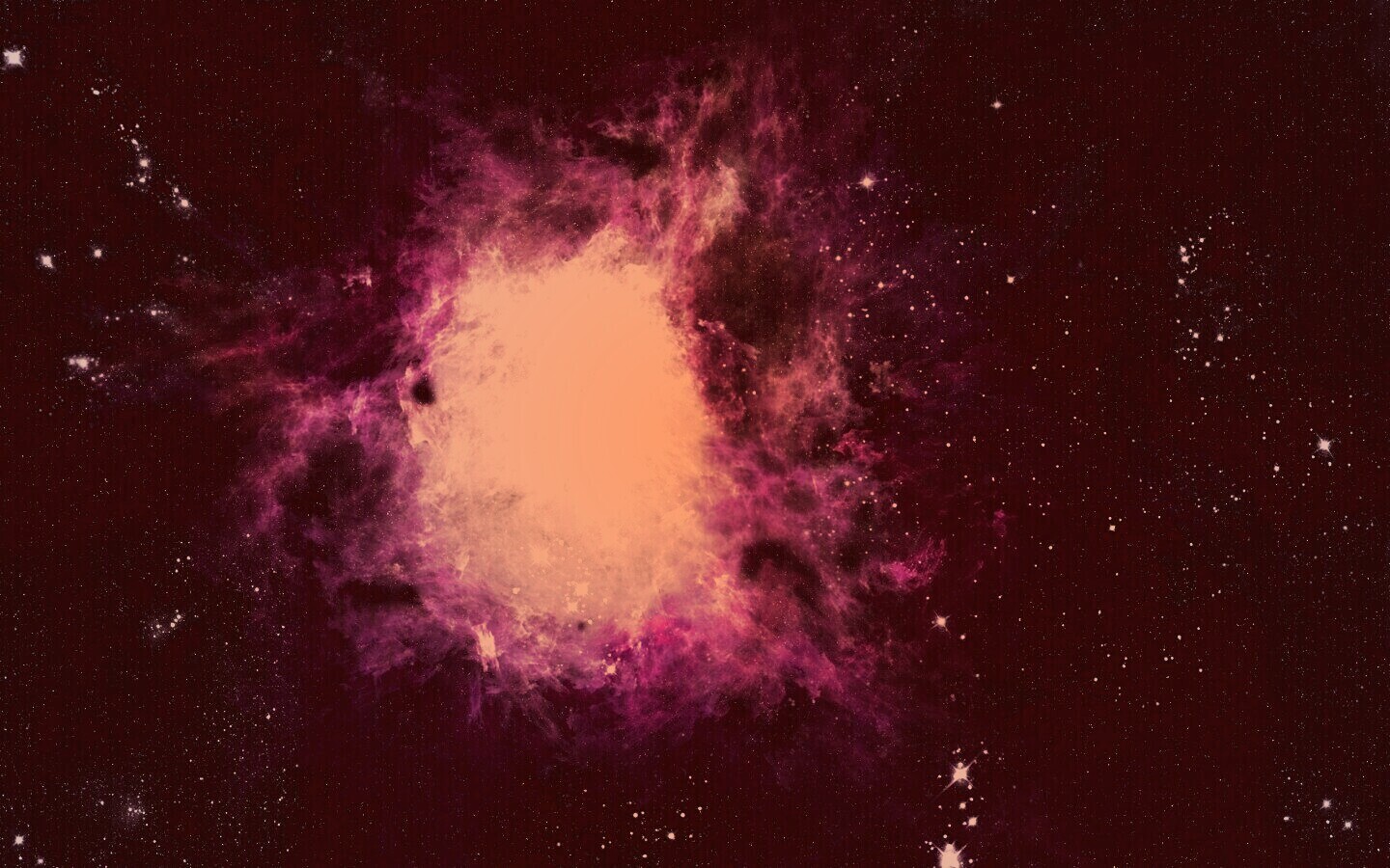 Фиолетовая туманность обои