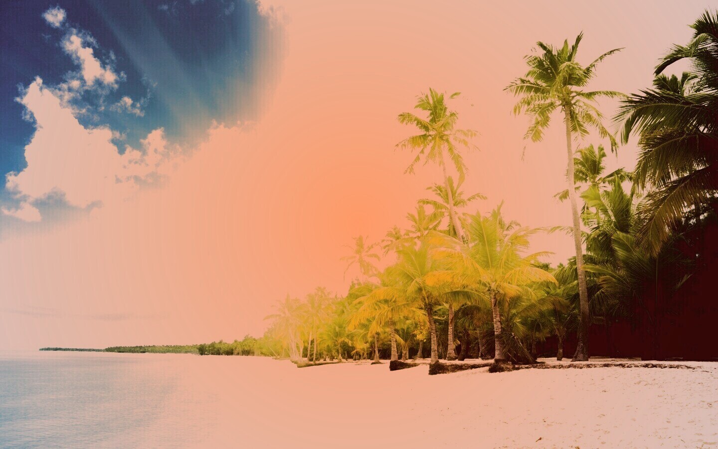 Тропическое побережье обои