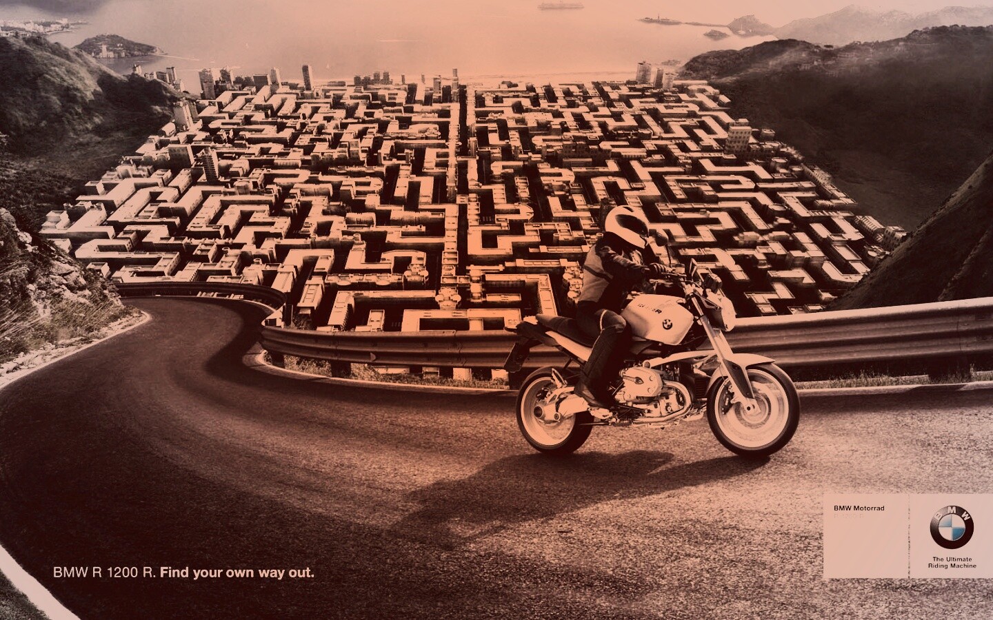BMW R 1200 R. Найди свой путь наружу. обои