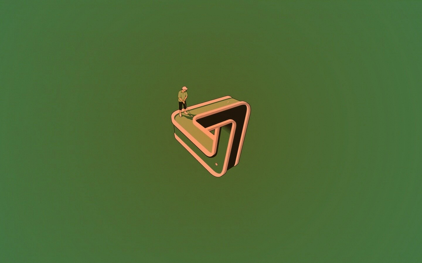 Специфический гольф обои