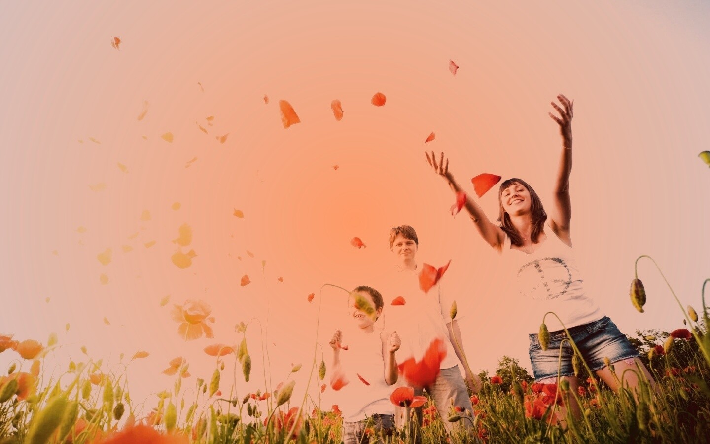 Счастье и радость обои