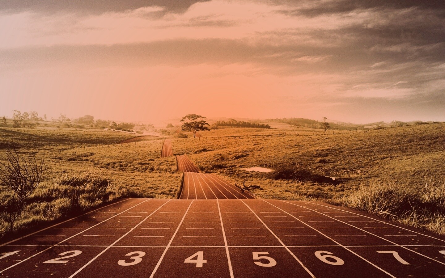 Бесконечная беговая дорожка обои