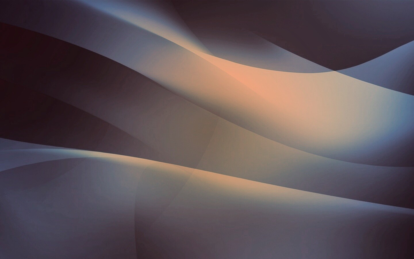 Абстрактные синие волны обои