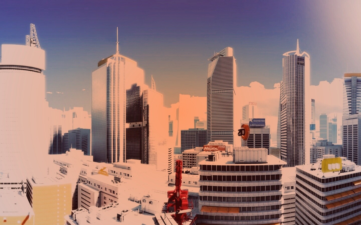 Город Mirrors Edge обои