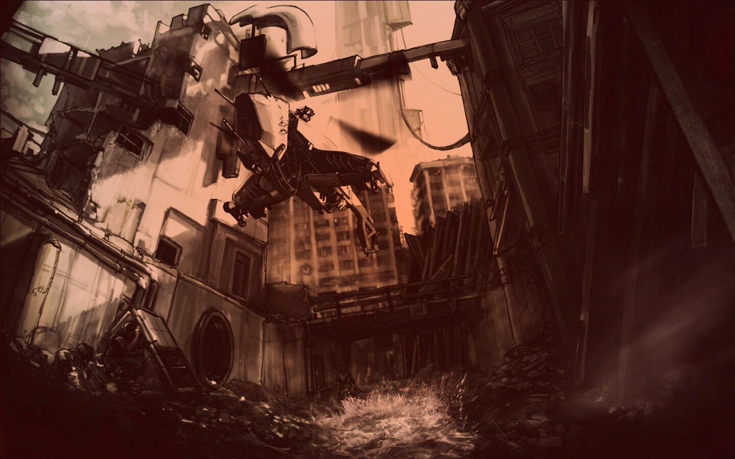 City 17 из Half Life обои