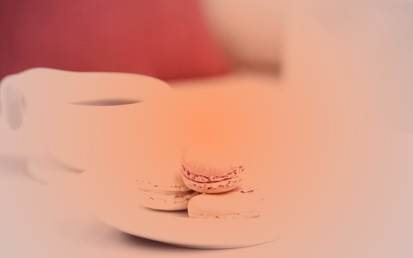 Кофе с пирожным обои