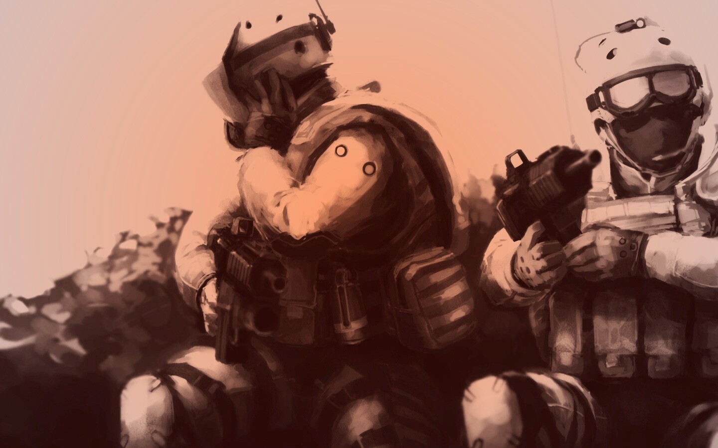 Спецназ в засаде обои