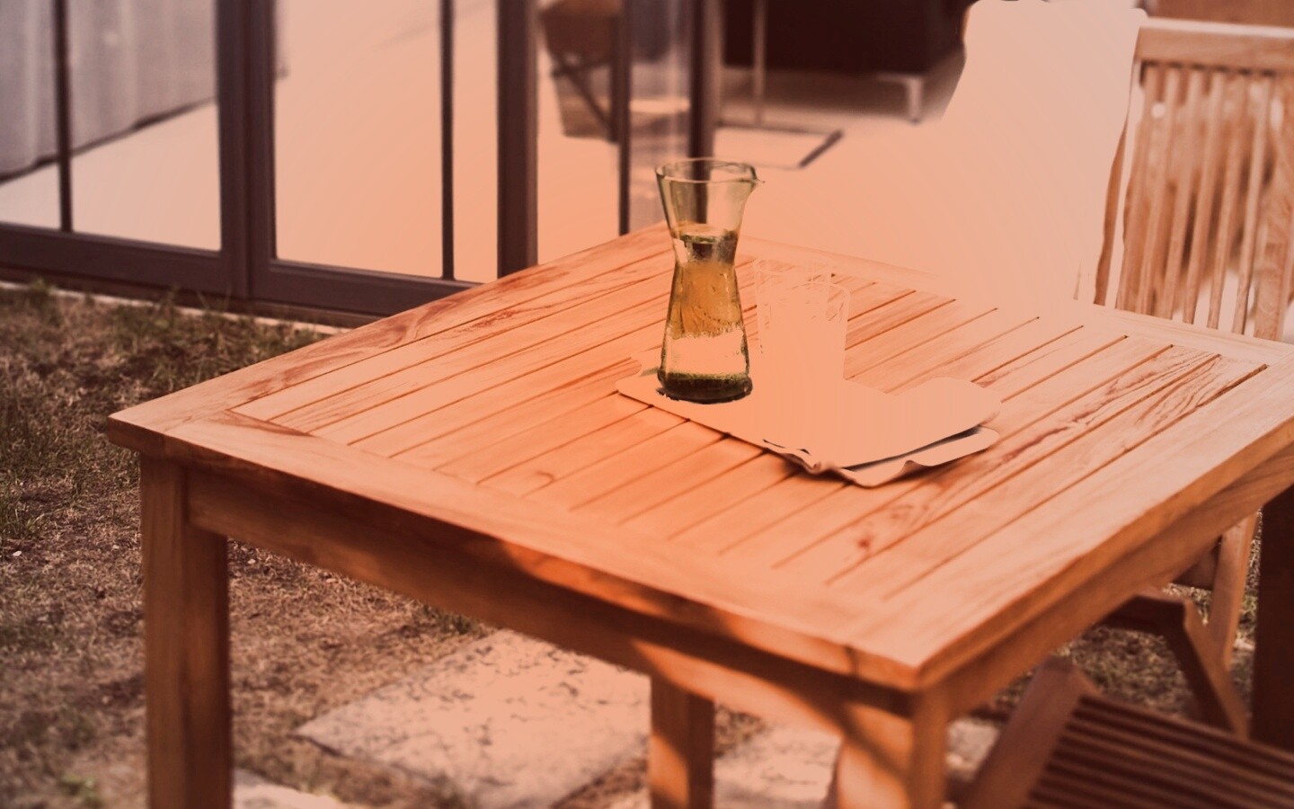 Фужер с водой обои