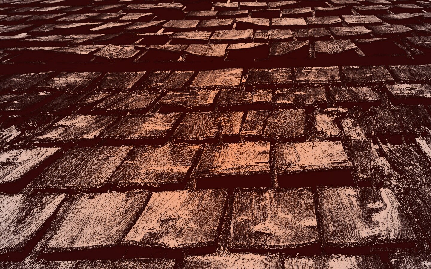 Деревянная крыша обои