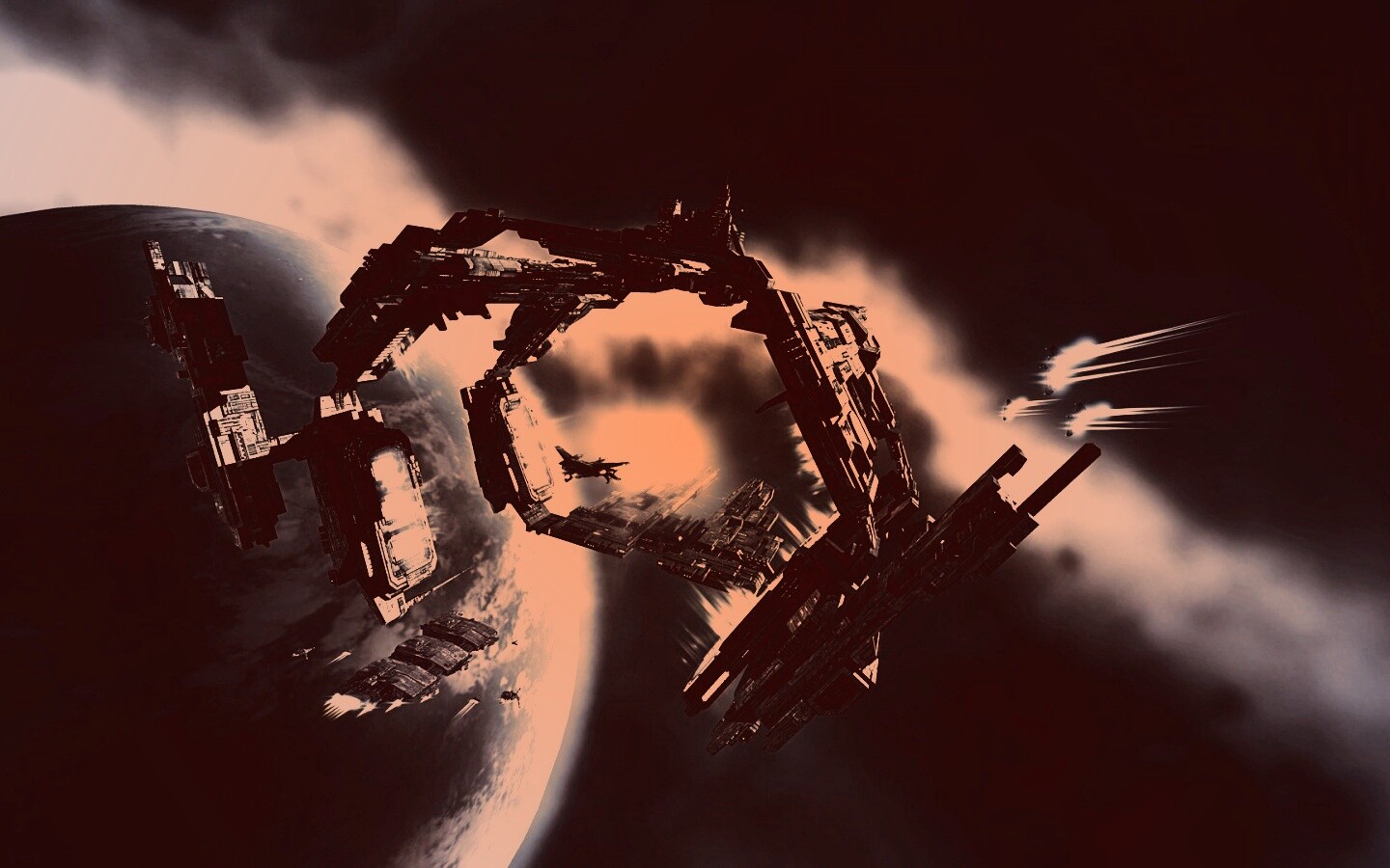 Космический корабль обои