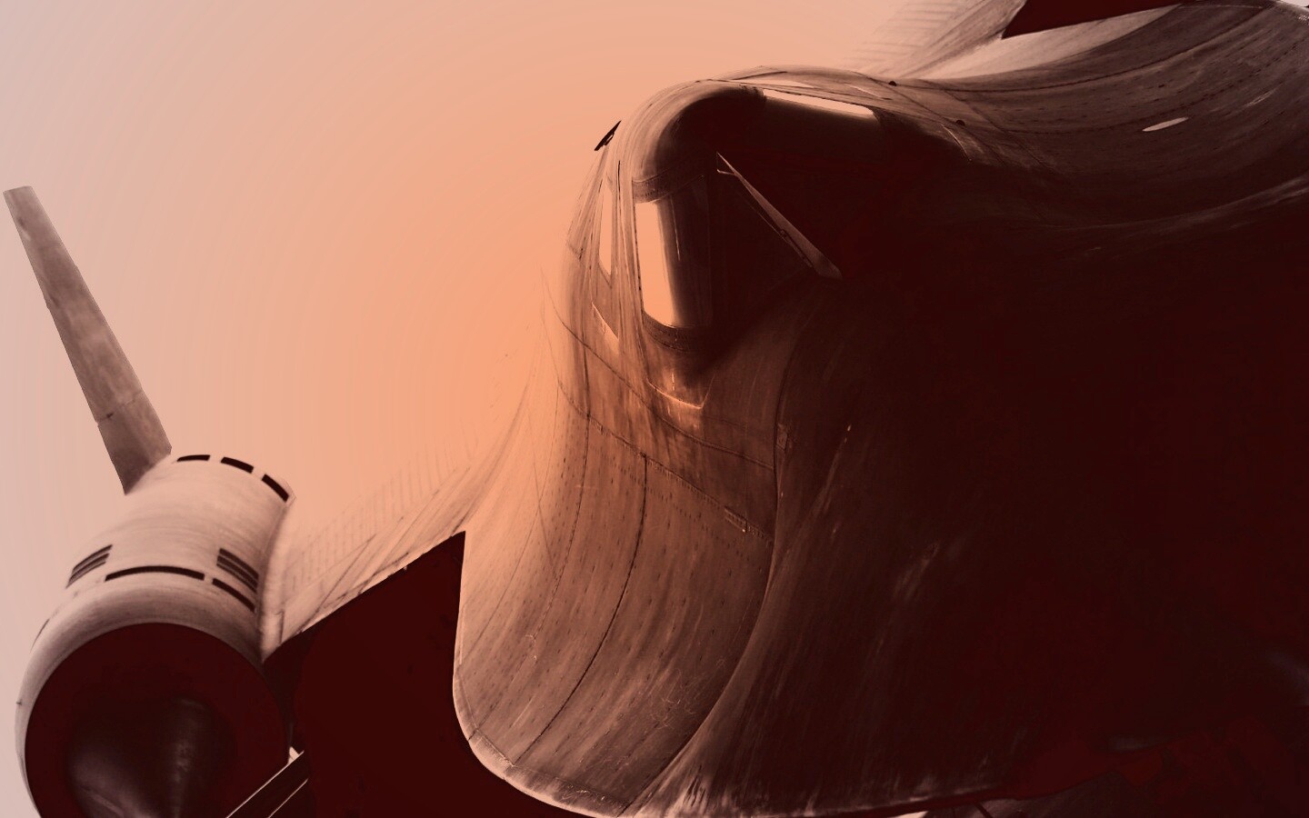 Самолет SR-71 BlackBird обои