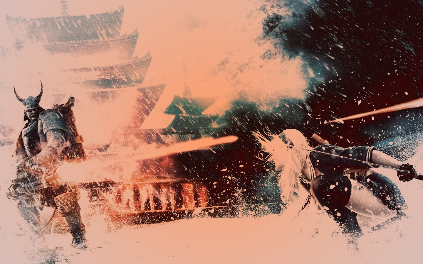 Куколка против самурая обои