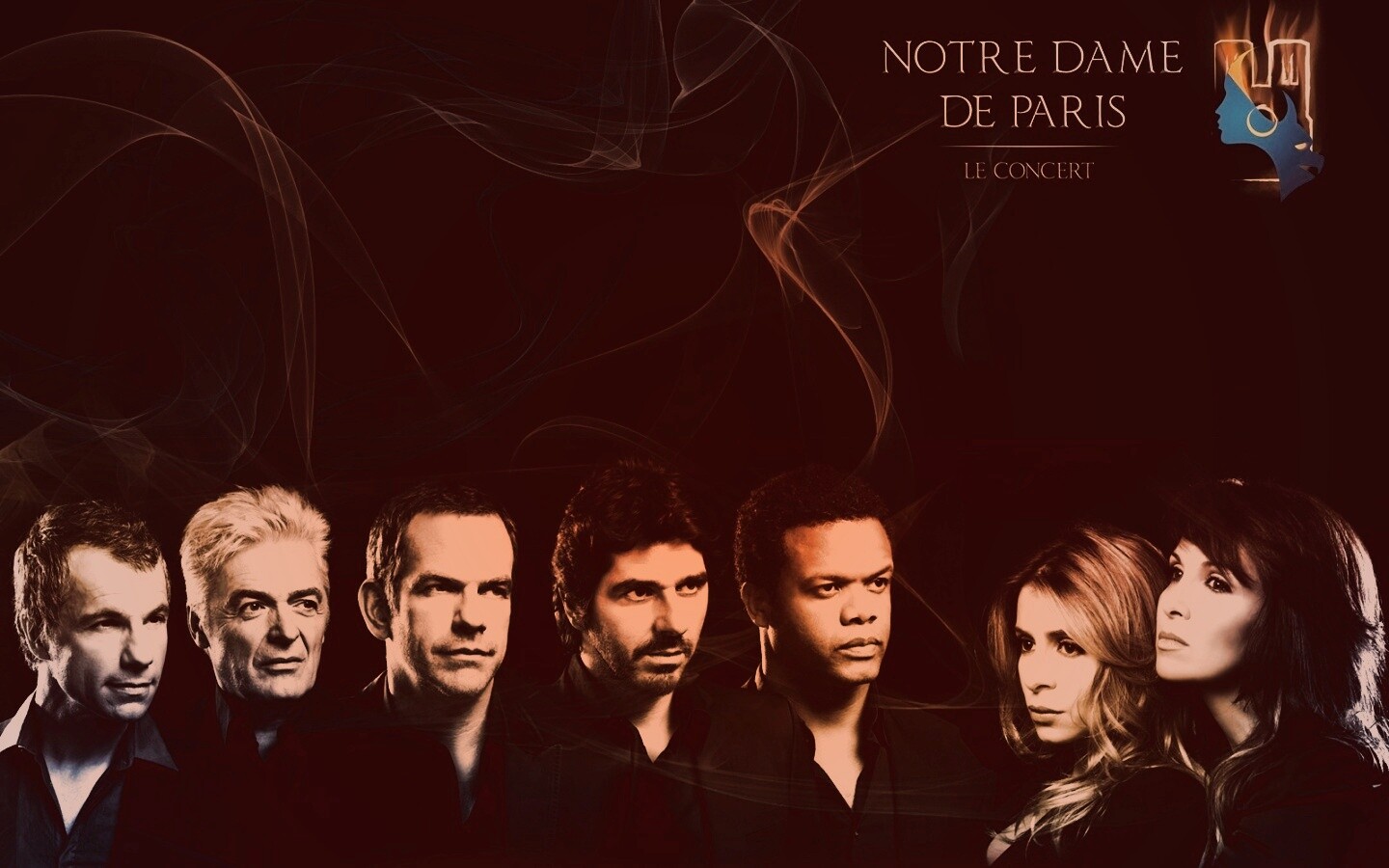 Актрёры мюзикла Нотр Дам де Пари обои