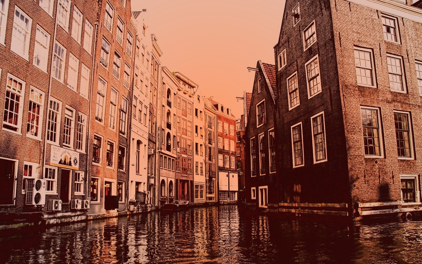 Венецианские каналы в Амстердаме обои