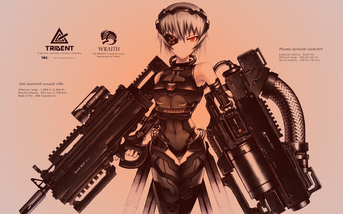 Девушка с оружием обои