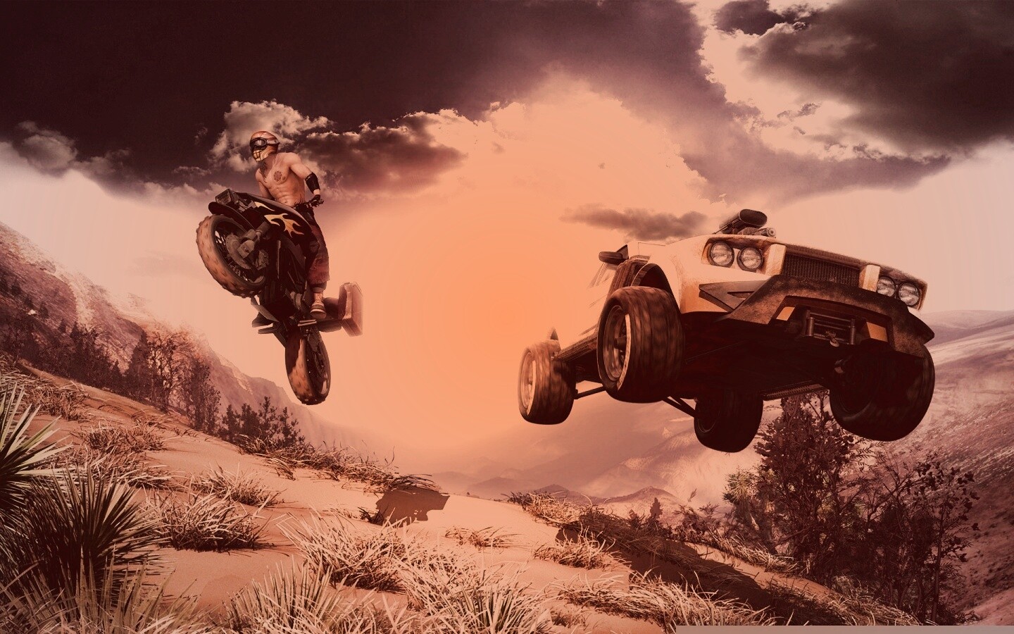Гонки по пересеченной местности обои