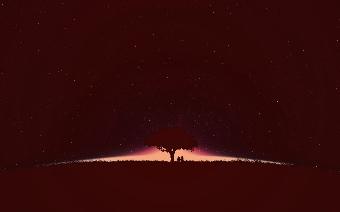 Звёздная ночь обои