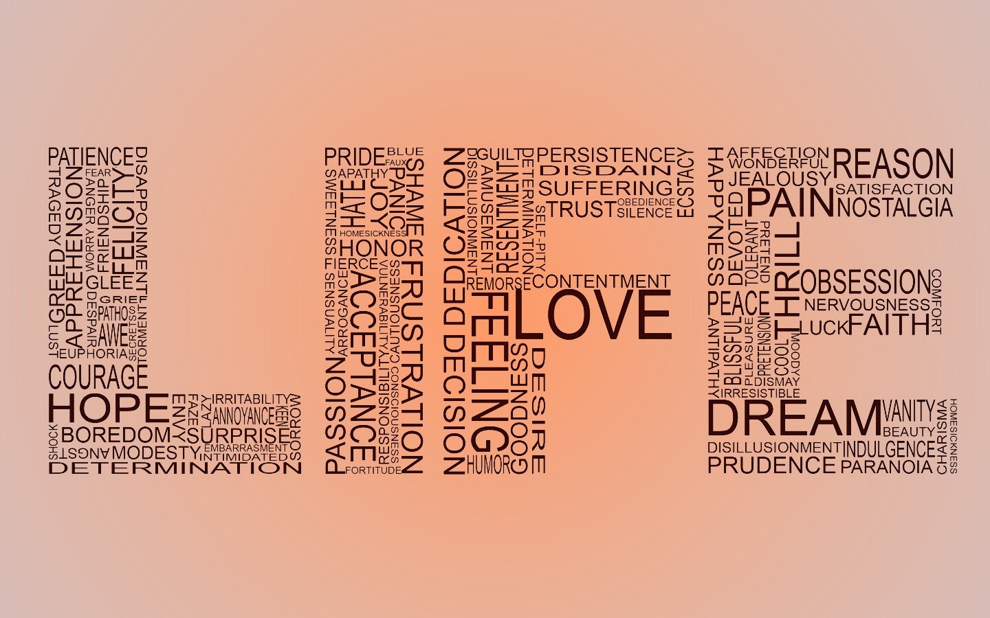 Жизнь в словах обои