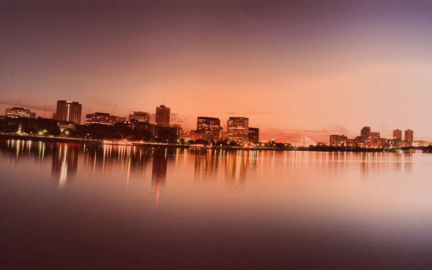 Панорама Бостона обои