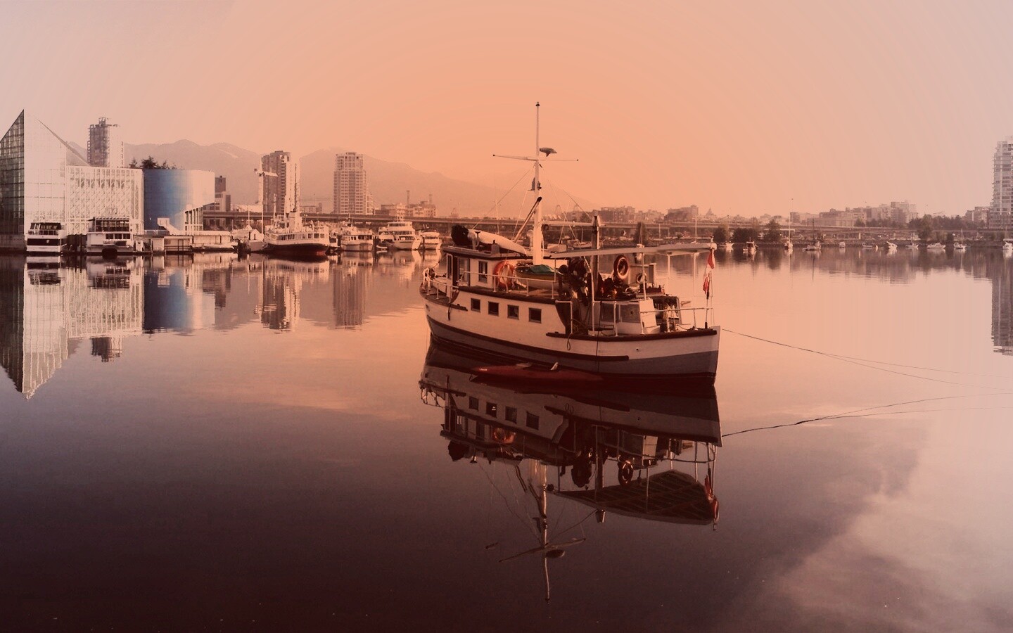 Городская панорама обои