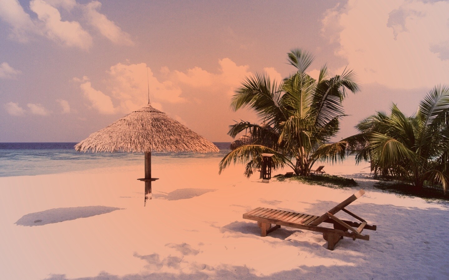 Рай на мальдивах обои