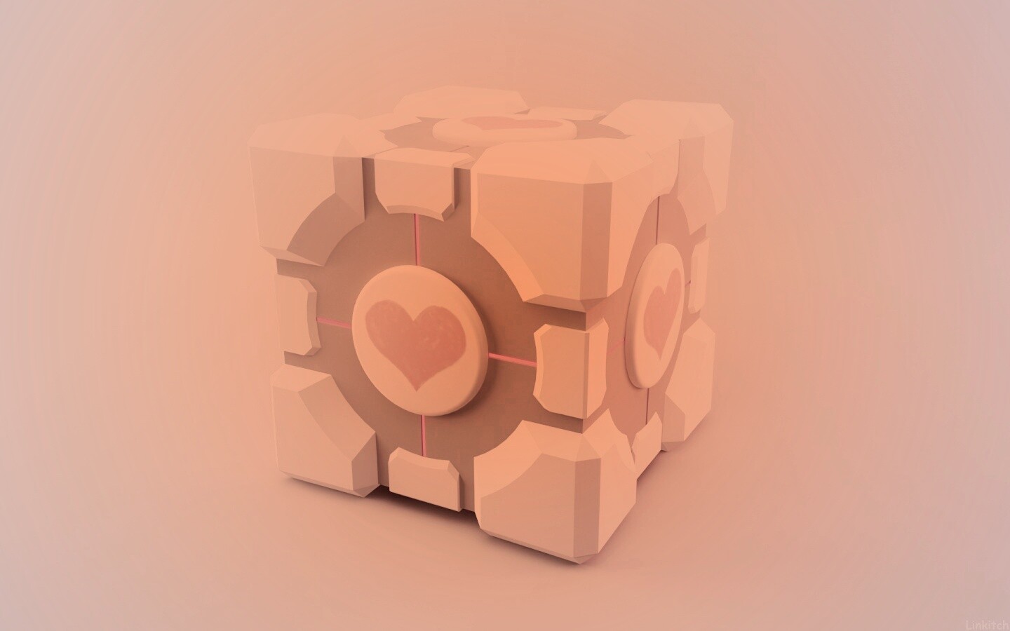 Взвешенный куб-компаньон обои