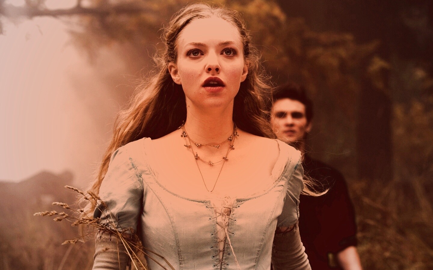 Аманда Сейфрид в Красной Шапочке обои