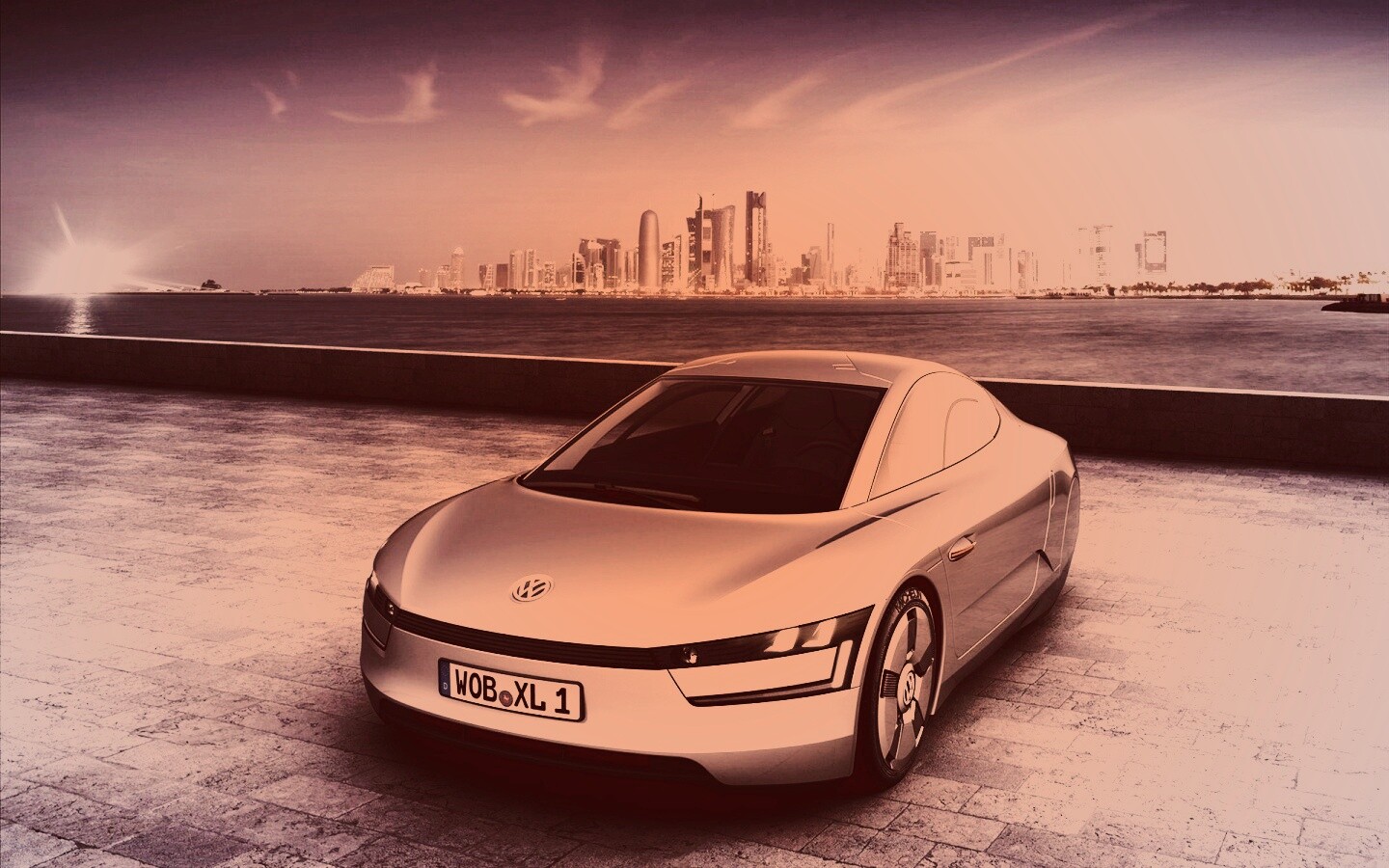 Очень красивый концепткар от фольксваген обои