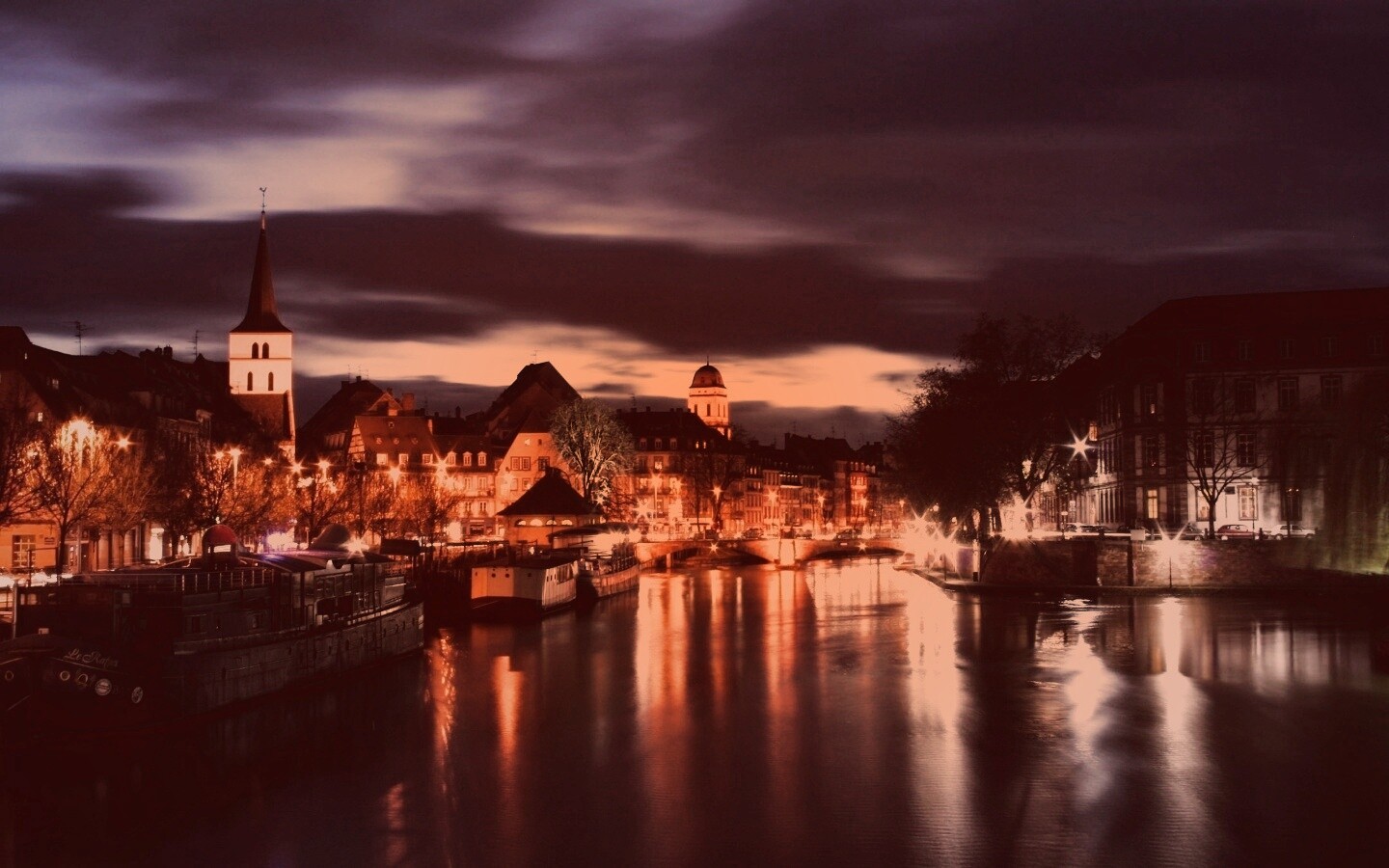 Город Страсбург обои