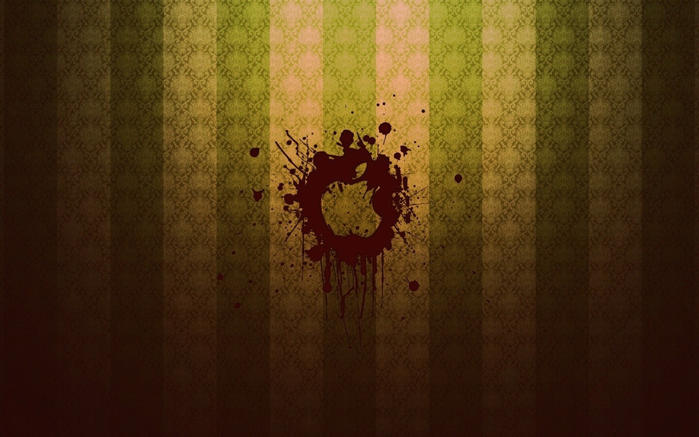 Логотип Apple на обоях обои