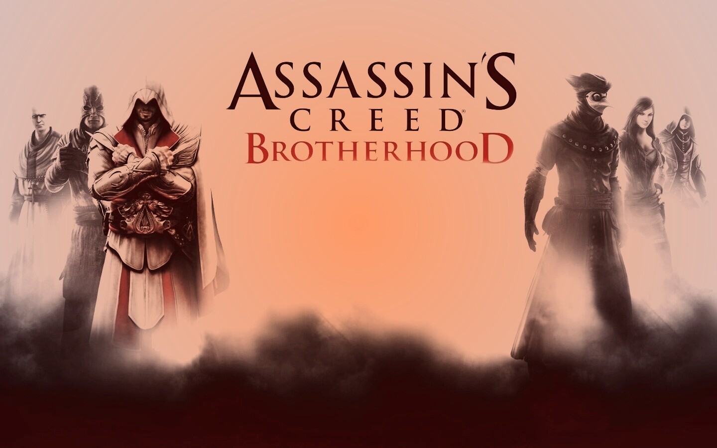 Персонажи игры Assasin"s Creed Brotherhood обои